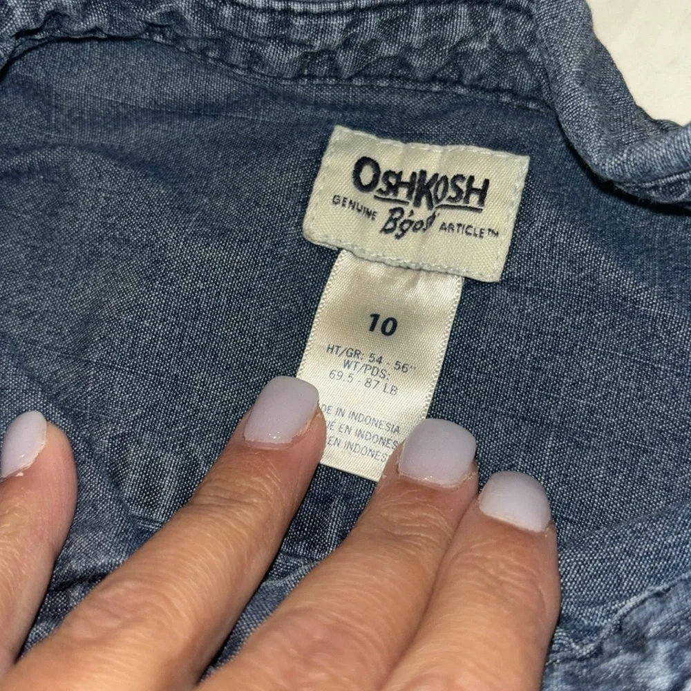 Girls Denim Shirt Oshkosh 10
